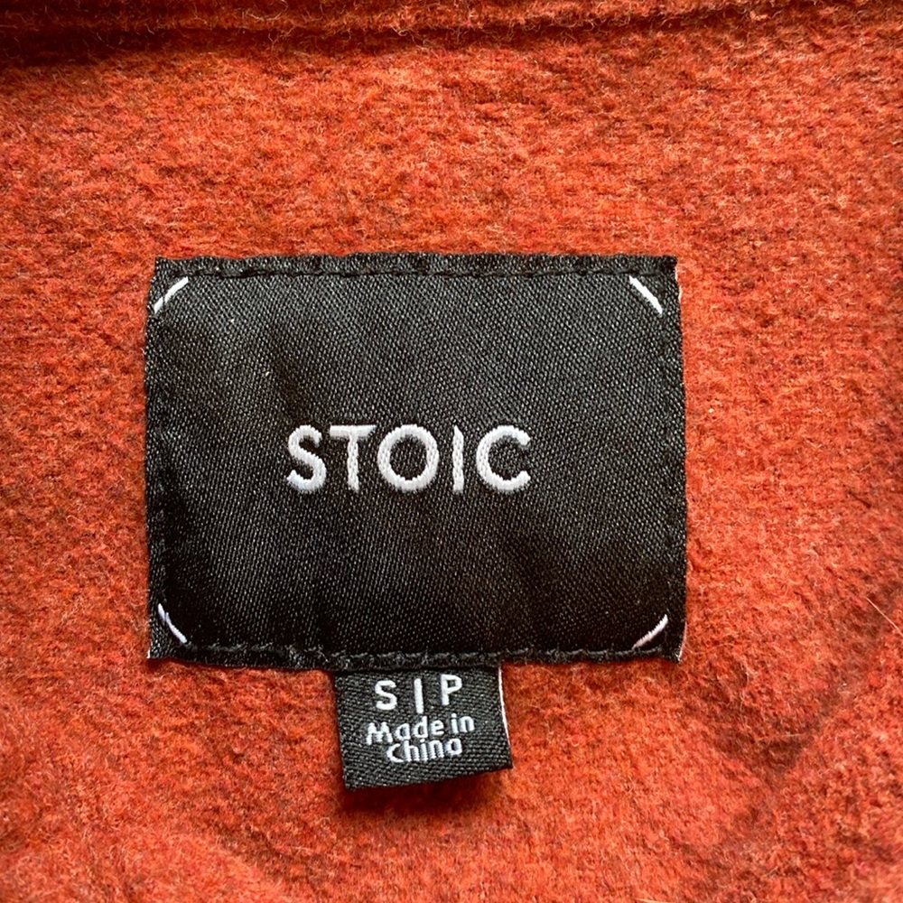 Stoic Orange Chamois Button Down Shirt: Size Small - Picture 7 of 11